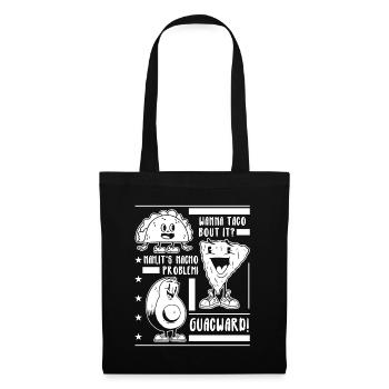 Funny Saying Taco Nacho Avocado Humor Funny - Tote Bag - black - Front