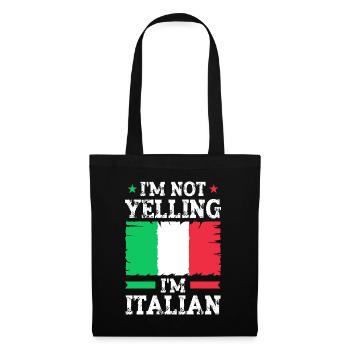 Italian Italian Italy Gift Idea - Tote Bag - black - Front
