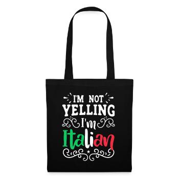 Italian Italian Funny Saying Gift Idea - Tote Bag - black - Front