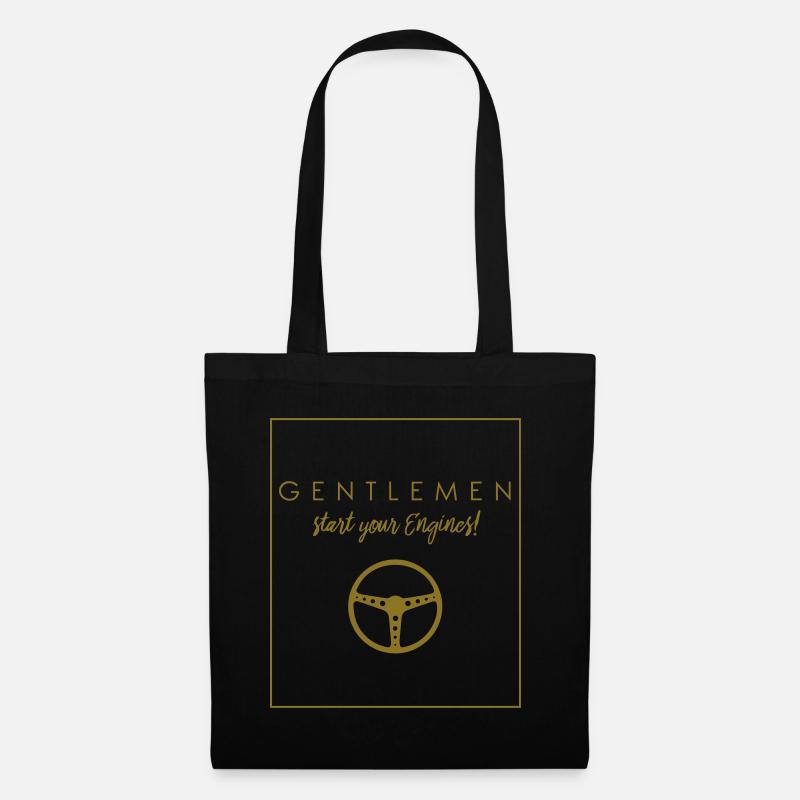 GENTLEMEN -Start your Engines - Stoffbeutel - Schwarz