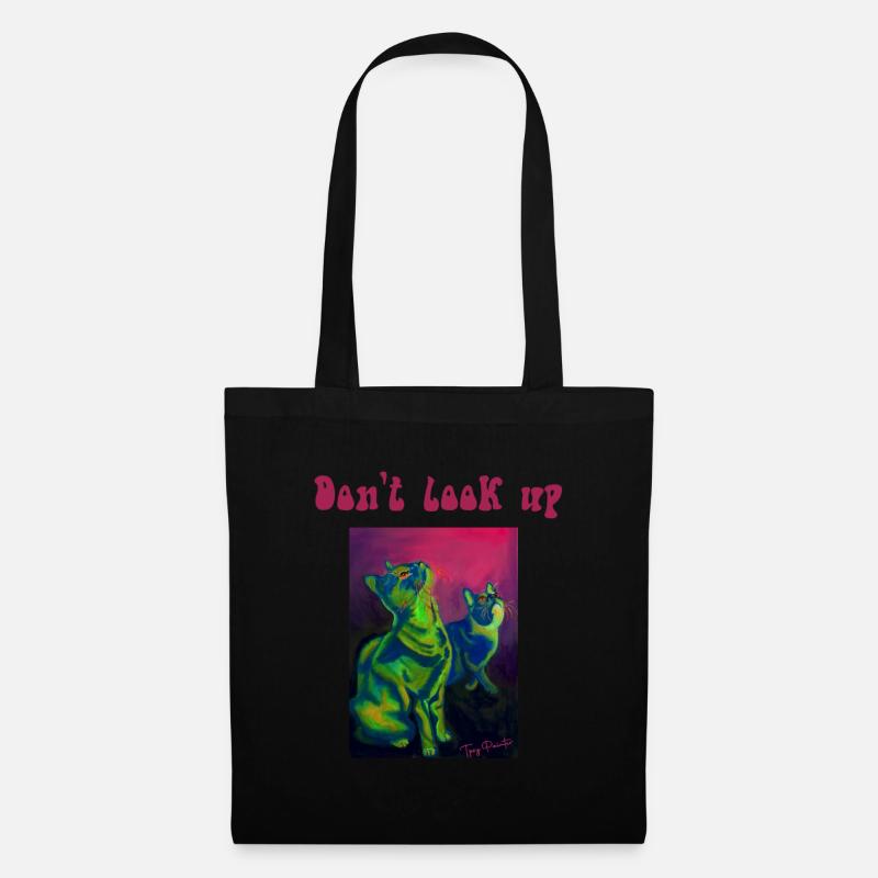 Don't look up - Tote Bag - black