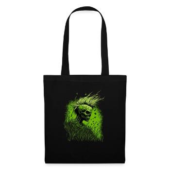Horreur Punk Zombie Mohawk - Sac en tissu - noir - Devant