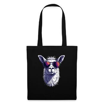 Funny Llama Alpaca - Tote Bag - black - Front