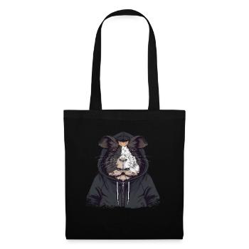 Cool Hip Hop Guinea Pig - Tote Bag - black - Front