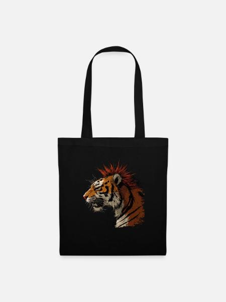 Tigerpunk - Stoffbeutel - Schwarz