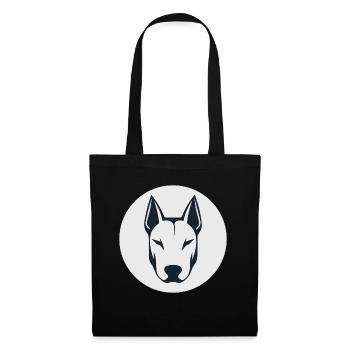 Bullterrier - Stoffbeutel - Schwarz - Vorne