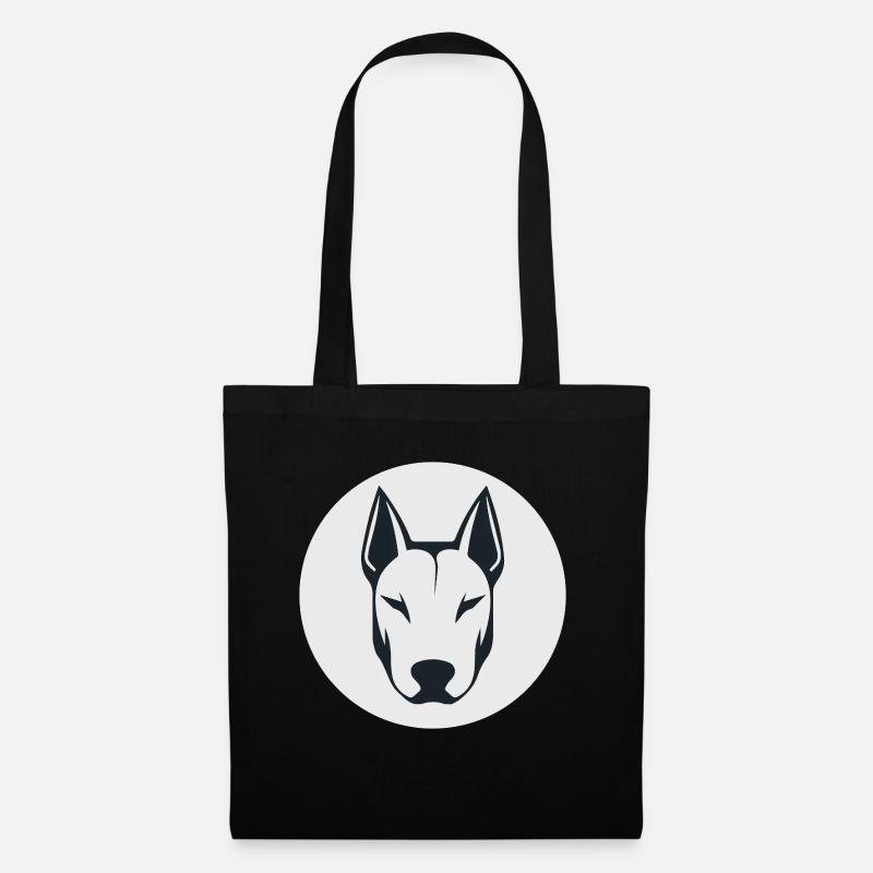 Bullterrier - Stoffbeutel - Schwarz