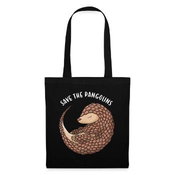 Save The Pangolins Pangolin - Tote Bag - black - Front
