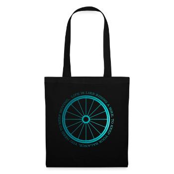 Gravel, Mountain Bike, Passion, Cycling - Tote Bag - black - Front