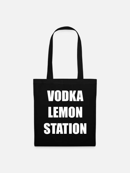 Vodka Lemon Station - Stoffbeutel - Schwarz
