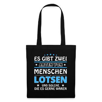 Cadeau Pilotes - Deux Types de... Concevoir - Sac en tissu - noir - Devant