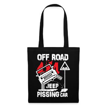 Jeep Hors-piste Pissing - Sac en tissu - noir - Devant