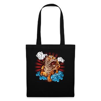 Tiger Japon - Sac en tissu - noir - Devant