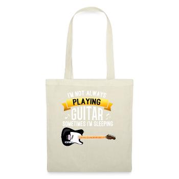 Gitarre Musik Plektron E-Gitarre E-Bass - Stoffbeutel - Natur - Vorne
