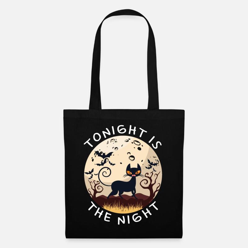 Ce soir, c’est la nuit - Sac en tissu - noir
