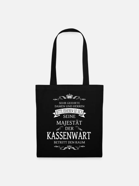 Seine Majestät der Kassenwart aus dem Verein Shirt - Stoffbeutel - Schwarz