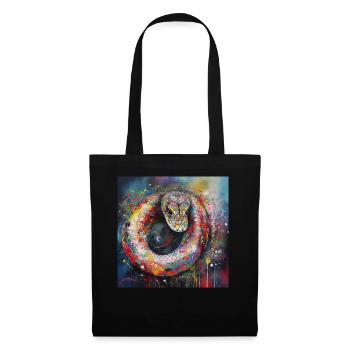 Modern & Colourful Snake Wall Art by Bodhi - Tote Bag - black - Front