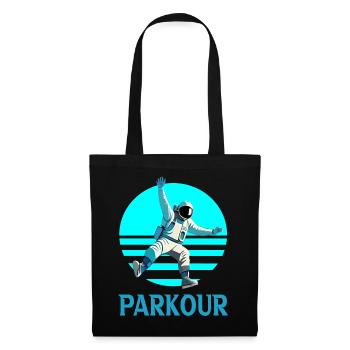 Parkour - Stoffbeutel - Schwarz - Vorne