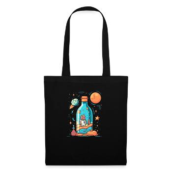 Astronaute de la Voie lactée - Sac en tissu - noir - Devant