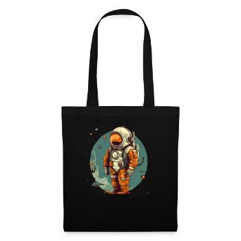 Astronaut - Stoffbeutel - Schwarz - Vorne