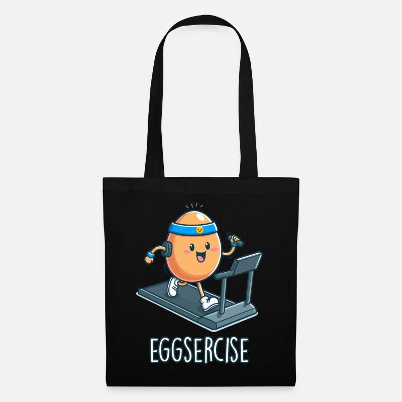 Eier - Stoffbeutel - Schwarz