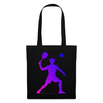 Pickleball Racquetball Men's Pickleball Games - Tote Bag - black - Front