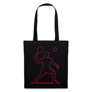 Women's Pickleball Play Racquetball Pickleball - Tote Bag - black - Front