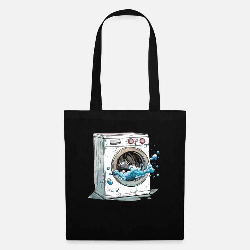 Washing machine - Tote Bag - black