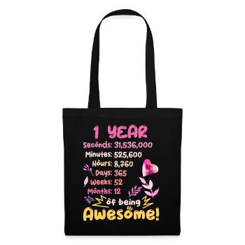 Birthday outfit for 1 year old! 1st Birthday - Tote Bag - black - Front