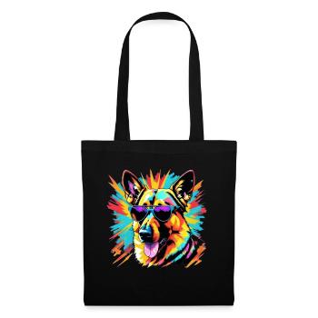 German shepherd - Tote Bag - black - Front