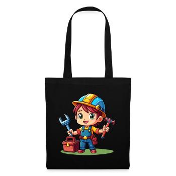 Petit Artisan - Sac en tissu - noir - Devant