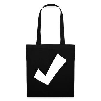 Hook Emoji Sketch Dessin - Sac en tissu - noir - Devant