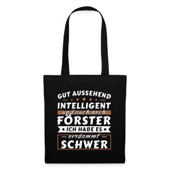 Gut aussehend intelligent - Förster Edition - Stoffbeutel - Schwarz - Vorne