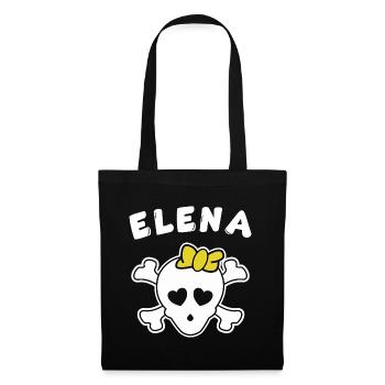 Pirate Elena Design for Girls and Women - Tote Bag - black - Front
