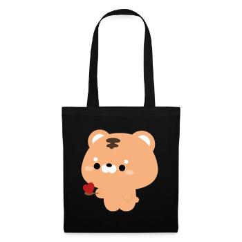 Tiger Feeding Love - Tote Bag - black - Front