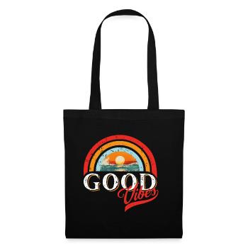 Good - Vibes! - Stoffbeutel - Schwarz - Vorne