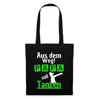 Cours de danse de rue Foxtrot - Dad Should Dance - Sac en tissu - noir - Devant