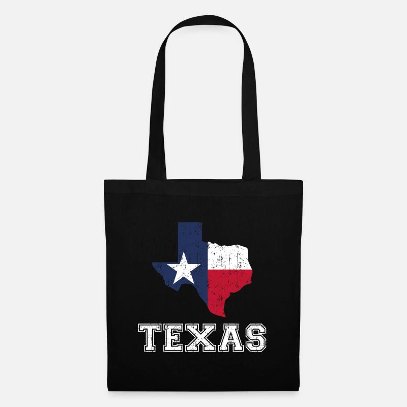 Texas - Stoffbeutel - Schwarz