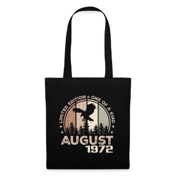 Unvergleichlich seit August 1972, 52. Jahrestag - Stoffbeutel - Schwarz - Vorne