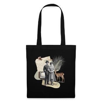 Elegant Vintage Memories Tee - Tote Bag - black - Front