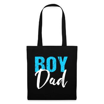 Boy Dad Sohn Vater Papa - Stoffbeutel - Schwarz - Vorne