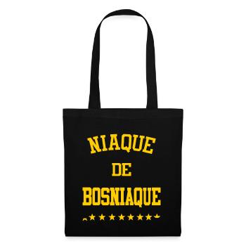 Fierté bosniaque association Bosnie cadeau Bosnie - Sac en tissu - noir - Devant