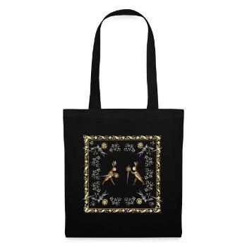 MedievalRabbits - Sac en tissu - noir - Devant