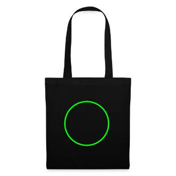 Circle ring shape icon green - Tote Bag - black - Front