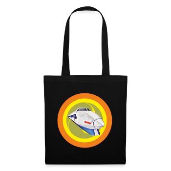 train - Tote Bag - black - Front