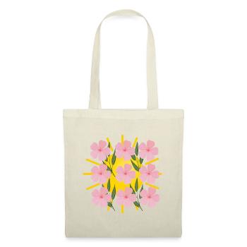 Fleurs au soleil - Sac en tissu - nature - Devant