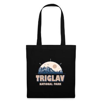 Triglav National Park Slovenia Vintage Hiking - Tote Bag - black - Front