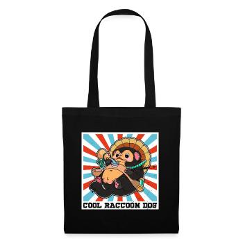 Raccoon Dog Raccoon Dog Enok Japon - Sac en tissu - noir - Devant