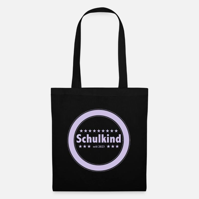 Schulkind seit 2023 - Stoffbeutel - Schwarz