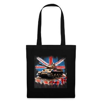 British Bulldog British Army Tank - Tote Bag - black - Front